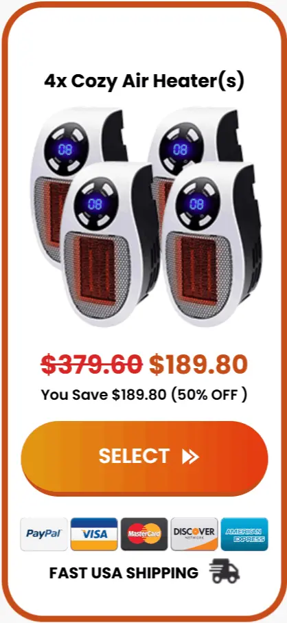Cozy Air Heat price 